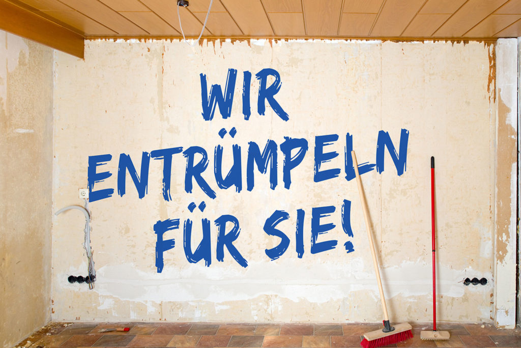 Wir entrümpeln für Sie
